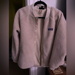 Patagonia Woolyester Pile Fleece Bomber Jacket size M worn 3 times!